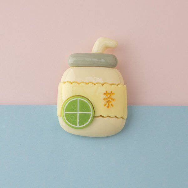 wholesale 3d simulated baby bottles and drink bottles, cute summer fridge magnets, flower magnetic decorations, iron magnets for fridge decorations factory direct