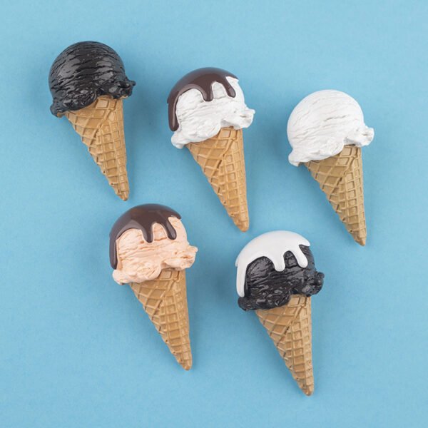 wholesale simulated ice cream fridge magnets, 3d magnetic stickers, personalized creative japanese cute fruits, korean magnetic, nordic ins factory direct