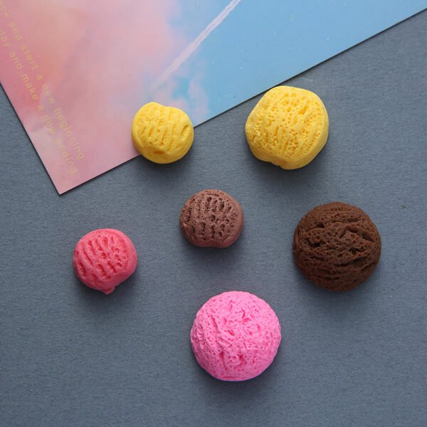 wholesale cute cartoon resin fridge magnets, ice cream and popsicles, 3d magnetic stickers, magnetic stickers for kitchen food decorations factory direct